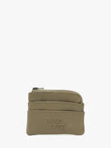 Portemonnee Cow Leder Basilic pepper Groen cow BCOW99